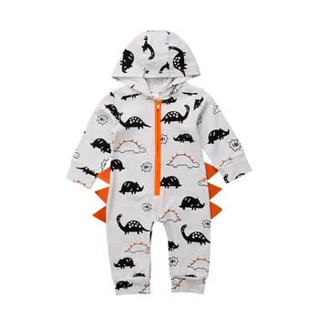 2018 Newborn Baby Boy Girl Dinosaur Long Sleeve Hooded Zipper Romper Jumpsuit Warm Autumn Winter Outfits Clothes 0-24M
2018 Newborn Baby Boy Girl Dinosaur Long Sleeve Hooded Zipper Romper Jumpsuit Warm Autumn Winter Outfits Clothes 0-24M