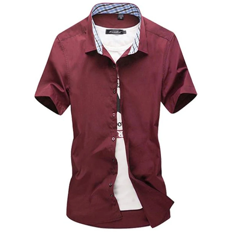 2019 Summer Men Hawaiian Shirt Mens Solid Color Short Sleeve Men Dress Shirt Slim Camisa Plus Size 5XL Hawaiian Shirt 011
2019 Summer Men Hawaiian Shirt Mens Solid Color Short Sleeve Men Dress Shirt Slim Camisa Plus Size 5XL Hawaiian Shirt 011