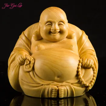 JIA-GUI LUOBoxwood carving crafts Maitreya Buddha statue home decoration ornaments Valentine's Day gift A032
JIA-GUI LUOBoxwood carving crafts Maitreya Buddha statue home decoration ornaments Valentine's Day gift A032