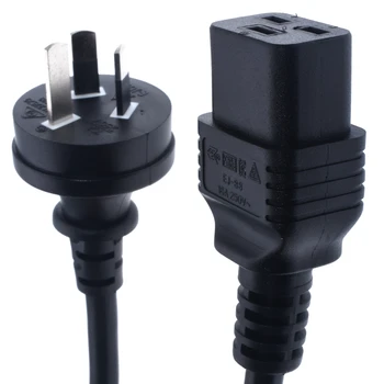 Australia UPS/PDU Power cable, 3X1.5 Square copper wire,The Server Power Cord C19 Power Lead 180cm Lenght High power 16A 250V
Australia UPS/PDU Power cable, 3X1.5 Square copper wire,The Server Power Cord C19 Power Lead 180cm Lenght High power 16A 250V