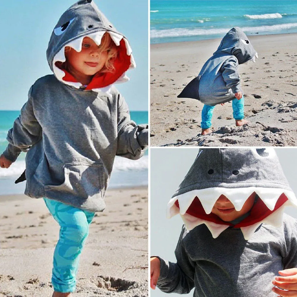 MUQGEW Toddler Baby Kids Boys Girls Long Sleeves Cartoon Shark Hooded Top Clothing Cartoon coat Hoodies Sweatshirt #TX4
MUQGEW Toddler Baby Kids Boys Girls Long Sleeves Cartoon Shark Hooded Top Clothing Cartoon coat Hoodies Sweatshirt #TX4