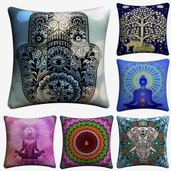 Mandala Meditation Buddha India Elephant Decorative Cotton Linen Cushion Cover Throw Pillow Cover For Chair Sofa Pillowcase Soft
Mandala Meditation Buddha India Elephant Decorative Cotton Linen Cushion Cover Throw Pillow Cover For Chair Sofa Pillowcase Soft