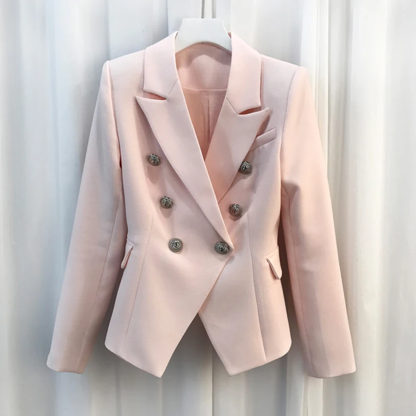 HIGH QUALITY 2018 Fashion Designer Women Blazer Jacket Ladies Buttons Double Breasted Blazer Outerwear S-XXL
HIGH QUALITY 2018 Fashion Designer Women Blazer Jacket Ladies Buttons Double Breasted Blazer Outerwear S-XXL