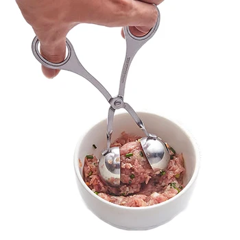 Mincer Meat Clip Shrimp Mould Meatballs Clip 304 Stainless Steel Fish Ball Maker Home Fish Balls Do Fried Meatball Artifact 1pcs
Mincer Meat Clip Shrimp Mould Meatballs Clip 304 Stainless Steel Fish Ball Maker Home Fish Balls Do Fried Meatball Artifact 1pcs