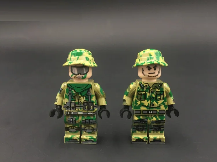 U.S. Army Camouflage Soldiers Mini Figures Military Weapons Police Swat Diy Playmobil Bricks Building Block Original Toys
U.S. Army Camouflage Soldiers Mini Figures Military Weapons Police Swat Diy Playmobil Bricks Building Block Original Toys