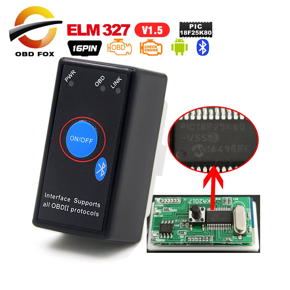 ELM327 mini bluetooth V1.5 PIC1825K80 super mini elm 327 wifi USB OBD2 connector V2.1 for Android Torque code reader scanner
ELM327 mini bluetooth V1.5 PIC1825K80 super mini elm 327 wifi USB OBD2 connector V2.1 for Android Torque code reader scanner