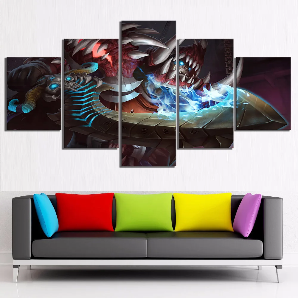 Modular Hd Prints Pictures Home Decor 5 Pcs Orc Death Knight World Of Warcraft Game Painting Canvas Poster Frame Wall Art Bedroo
Modular Hd Prints Pictures Home Decor 5 Pcs Orc Death Knight World Of Warcraft Game Painting Canvas Poster Frame Wall Art Bedroo