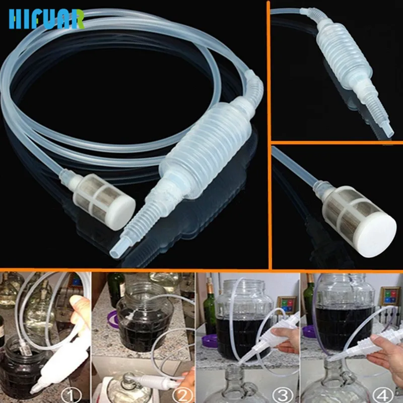 Hifuar Kitchen Wine Accessories 2m Plastic Brew Syphon Liquid Siphon Food Grade Alcohol Distiller Filter Tube Tool Set Shaker
Hifuar Kitchen Wine Accessories 2m Plastic Brew Syphon Liquid Siphon Food Grade Alcohol Distiller Filter Tube Tool Set Shaker