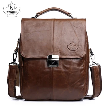 Genuine Leather Shoulder Bag Men Crossbody Messenger Bags Fashion Men's Handbag Casual Tote bag Male Flap Pocket A4 zznick
Genuine Leather Shoulder Bag Men Crossbody Messenger Bags Fashion Men's Handbag Casual Tote bag Male Flap Pocket A4 zznick