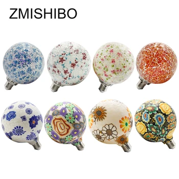 ZMISHIBO European Style Decorative LED Bulb G120 E27 110V 220V Colorful Flower Crack Pattern 4W For Pendant Lamp As Night Light
ZMISHIBO European Style Decorative LED Bulb G120 E27 110V 220V Colorful Flower Crack Pattern 4W For Pendant Lamp As Night Light