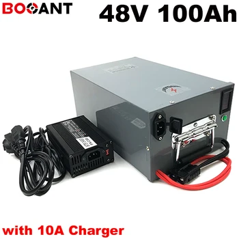 Powerful 5000W 48V 100Ah Rechargeable lithium battery for Panasonic 18650 cell 13S 48V electric bike battery with 10A Charger
Powerful 5000W 48V 100Ah Rechargeable lithium battery for Panasonic 18650 cell 13S 48V electric bike battery with 10A Charger