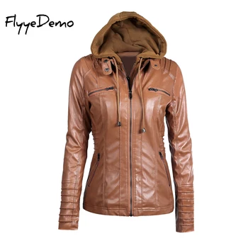 FlyyeDemo XS - 7XL 2020 Plus Size Autumn Winter Women's Faux Leather Hooded Jacket Motorcycle Jacket Women Coat Outerwear Blusas
FlyyeDemo XS - 7XL 2020 Plus Size Autumn Winter Women's Faux Leather Hooded Jacket Motorcycle Jacket Women Coat Outerwear Blusas