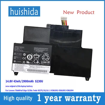 14.8V 43wh 45n1093 New original Laptop battery for Lenovo ThinkPad Edge S230u 45N1092 45N1094 45N1095 giro 4ICP5/42 /61-2 series
14.8V 43wh 45n1093 New original Laptop battery for Lenovo ThinkPad Edge S230u 45N1092 45N1094 45N1095 giro 4ICP5/42 /61-2 series