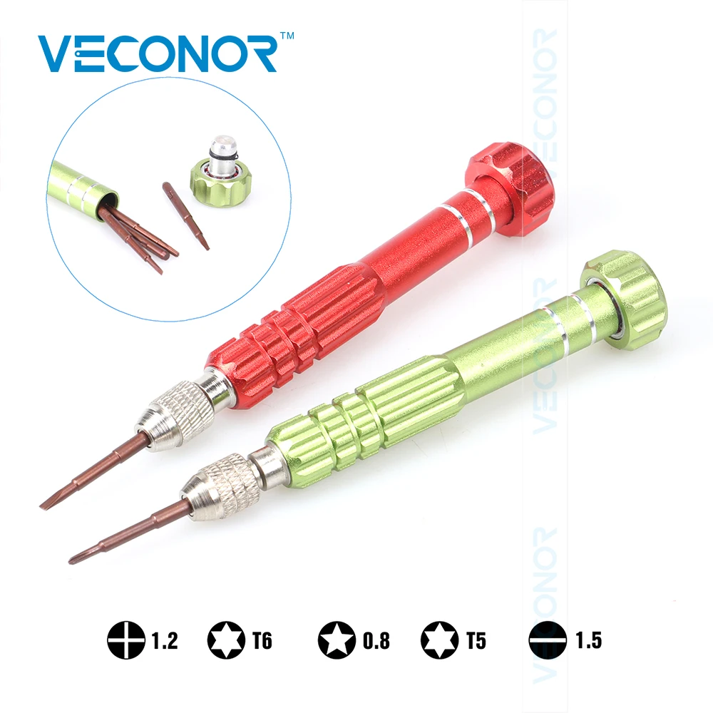 Veconor 6 шт. Multi-bit прецизионная Отвёртки комплект iPhone сотового телефона ПК