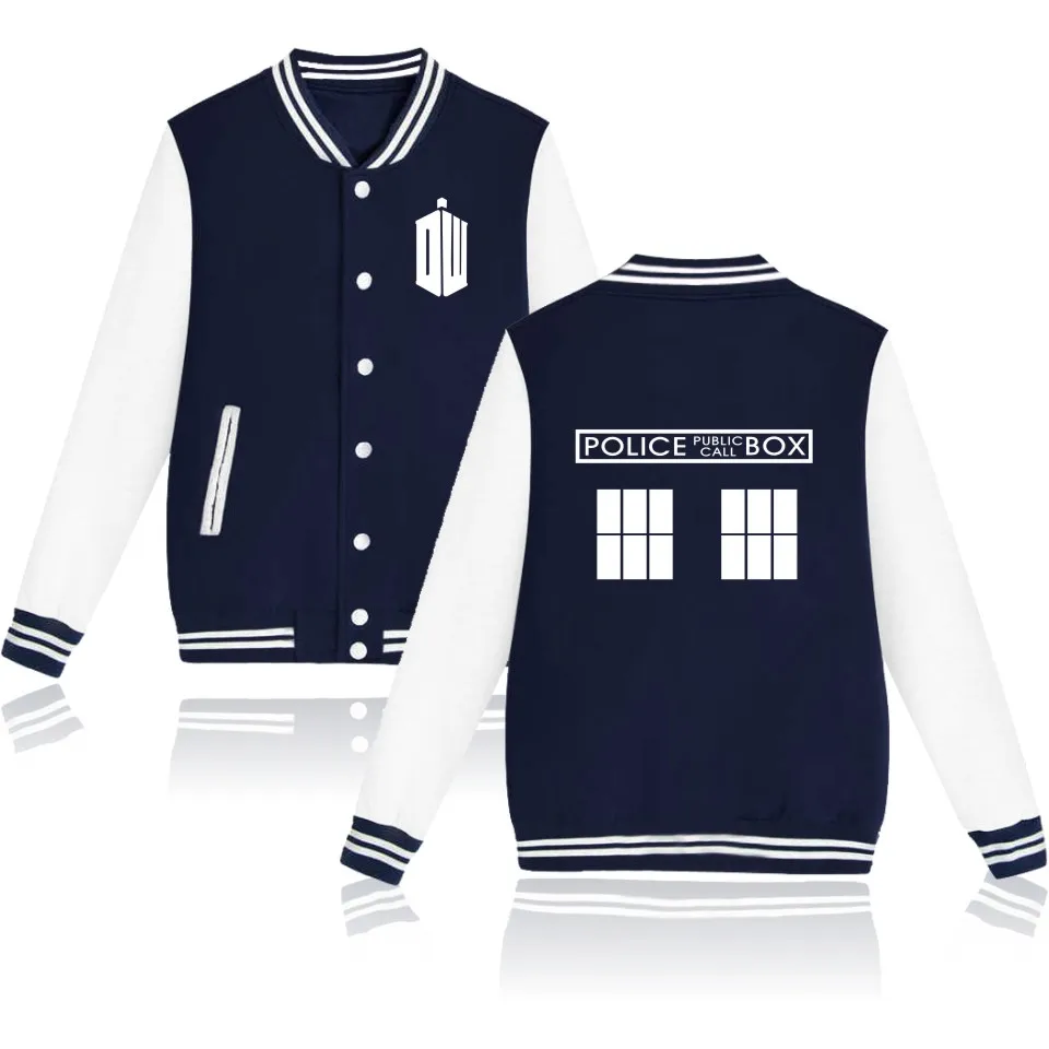 LUCKYFRIDAYF fashion design Doctor Who printed Baseball Jacket men women Hoodies Sweatshirts casual Jackets coats tops plus size
LUCKYFRIDAYF fashion design Doctor Who printed Baseball Jacket men women Hoodies Sweatshirts casual Jackets coats tops plus size