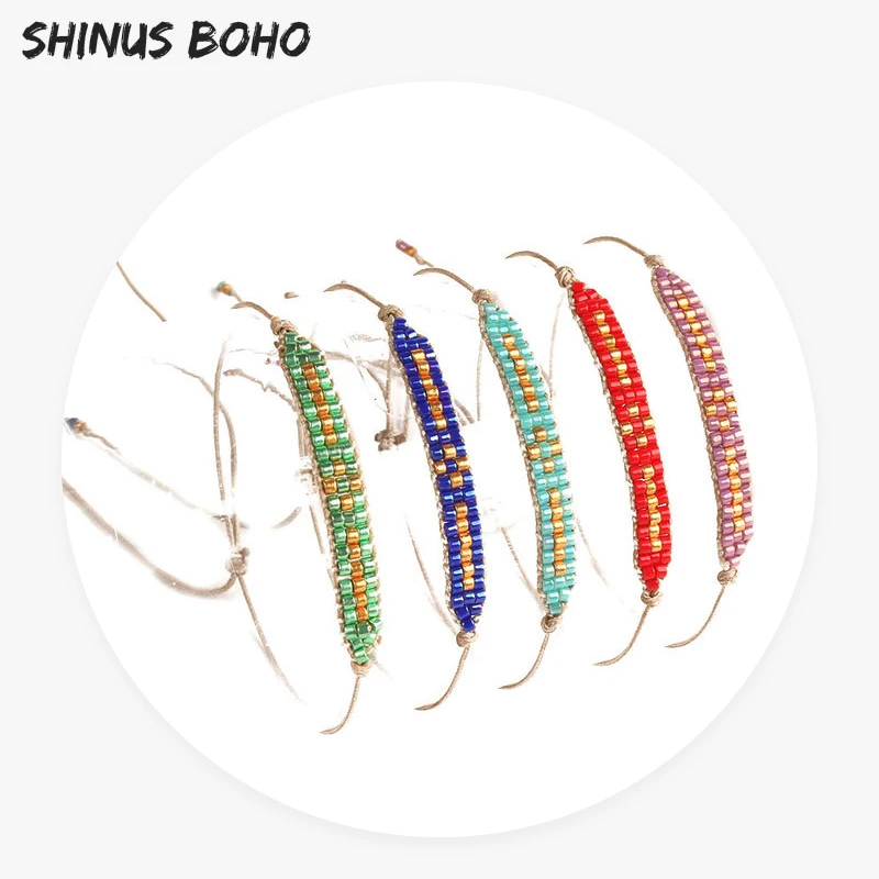 SHINUSBOHO Classic Delicas Charm Bracelets & Bangles Multicolor MIYIKI Seed Beads Bracelets for Women Jewelry Gifts Adjustable
SHINUSBOHO Classic Delicas Charm Bracelets & Bangles Multicolor MIYIKI Seed Beads Bracelets for Women Jewelry Gifts Adjustable