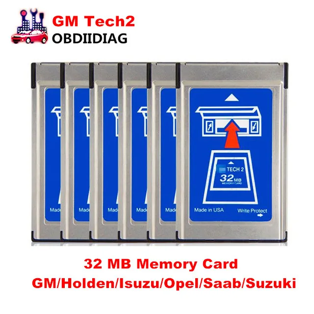 For G-M Tech2 Card With 6 Software 32MB Card For G-M Tech2 Diagnostic Tool G-M Tech 2 32MB Memory Card
For G-M Tech2 Card With 6 Software 32MB Card For G-M Tech2 Diagnostic Tool G-M Tech 2 32MB Memory Card