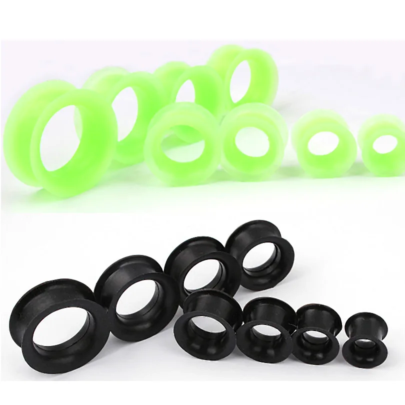 2pcs Transparent 6 Color Soft Silicone Hollow Ear Flesh Tunnel And Plug Stretching Gauge Doubled Flared Body Piercing Jewelry
2pcs Transparent 6 Color Soft Silicone Hollow Ear Flesh Tunnel And Plug Stretching Gauge Doubled Flared Body Piercing Jewelry