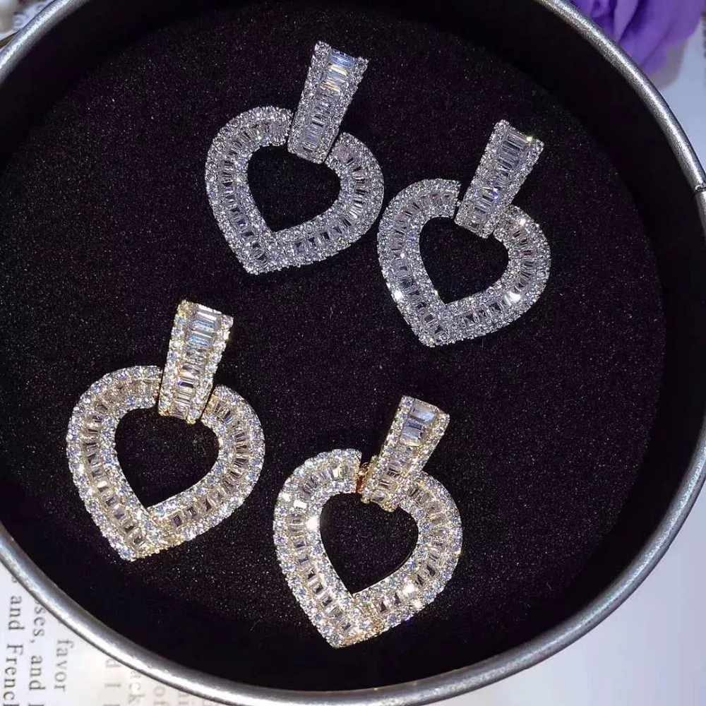 High Quality Full AAA+ Cubic Zirconia Sparkling Dangle Drop Earrings Luxury Party Show Pageant Accessories for Women E-067
High Quality Full AAA+ Cubic Zirconia Sparkling Dangle Drop Earrings Luxury Party Show Pageant Accessories for Women E-067