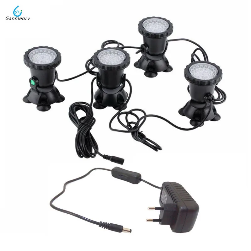 4PCS RGB 144LED Underwater Spot Light Highly Waterproofing IP68 Tank and Aquarium Landscape Lights EU US UK SAA Plug
4PCS RGB 144LED Underwater Spot Light Highly Waterproofing IP68 Tank and Aquarium Landscape Lights EU US UK SAA Plug