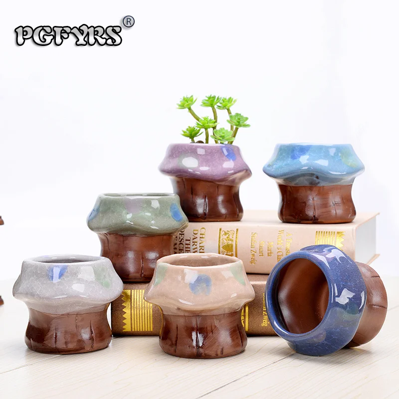 2019 NEW 6PCS Interesting gift ideas mini-mushroom ceramic pots for plants bonsai pot planters for succulents Desktop style
2019 NEW 6PCS Interesting gift ideas mini-mushroom ceramic pots for plants bonsai pot planters for succulents Desktop style
