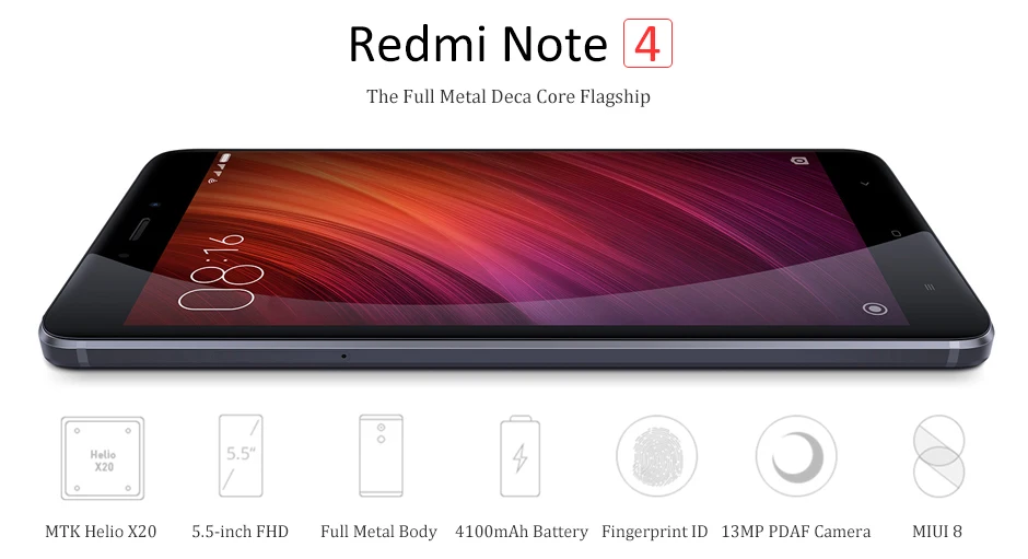 Redmi Note 4x Helio X20