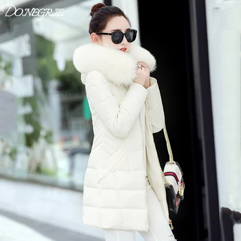parka female 2020 new down cotton padded long hairy collar cotton coat female Korean version of the winter coat thickening shirt
parka female 2020 new down cotton padded long hairy collar cotton coat female Korean version of the winter coat thickening shirt