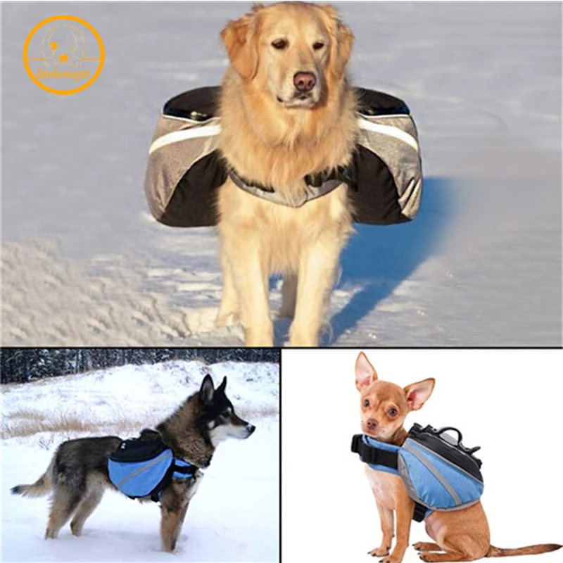 Image New 2017 hot pet large dog bag carrier Backpack Saddle Bags dog travel Large capacity bag Carriers for dogs Free shipping PA24