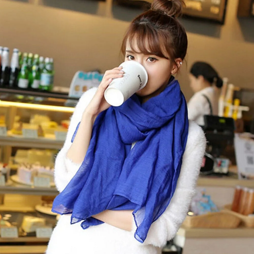 9 colors Fashion Women's Soft Cotton Scarf 180*70 cm Long Scarves Candy Colors Wrap Shawl Women Accessories
9 colors Fashion Women's Soft Cotton Scarf 180*70 cm Long Scarves Candy Colors Wrap Shawl Women Accessories