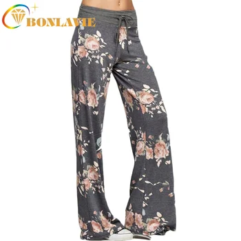 Women Pants Sport Pant Flower Printed Broad-legged Trousers Loose Full Length Black Blue Dark Grey Light Grey Women Pants
Women Pants Sport Pant Flower Printed Broad-legged Trousers Loose Full Length Black Blue Dark Grey Light Grey Women Pants