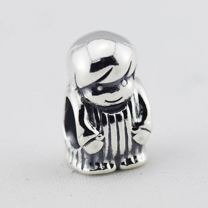 CKK Boy Silver Charms 925 Sterling Silver Beads Original Jewelry Fashion Making Fits For Bracelets & Bangle
CKK Boy Silver Charms 925 Sterling Silver Beads Original Jewelry Fashion Making Fits For Bracelets & Bangle
