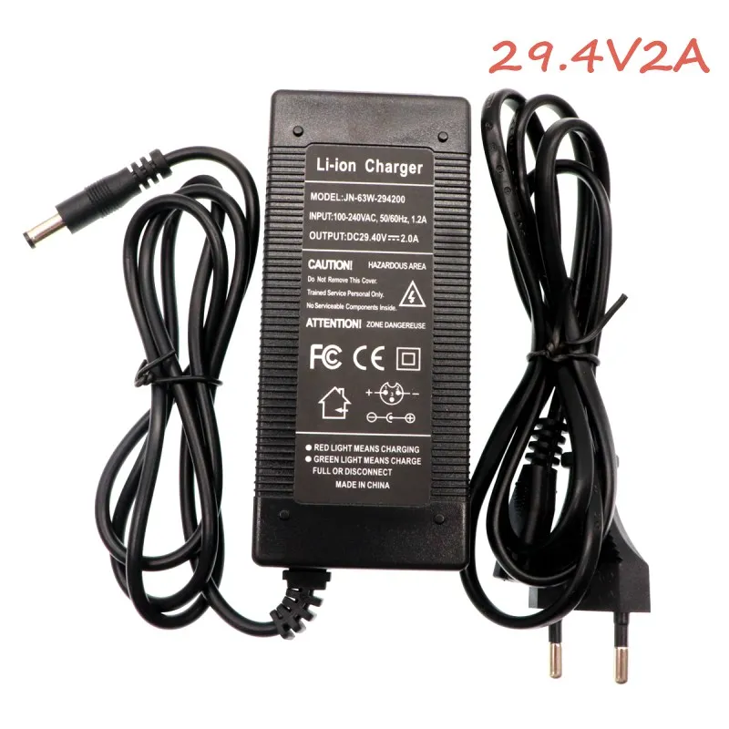 2019 High Quality 29.4V 2A Electric Bike Lithium Battery Charger for 24V 2A Lithium Battery Pack RCA Plug Charger Connector
2019 High Quality 29.4V 2A Electric Bike Lithium Battery Charger for 24V 2A Lithium Battery Pack RCA Plug Charger Connector