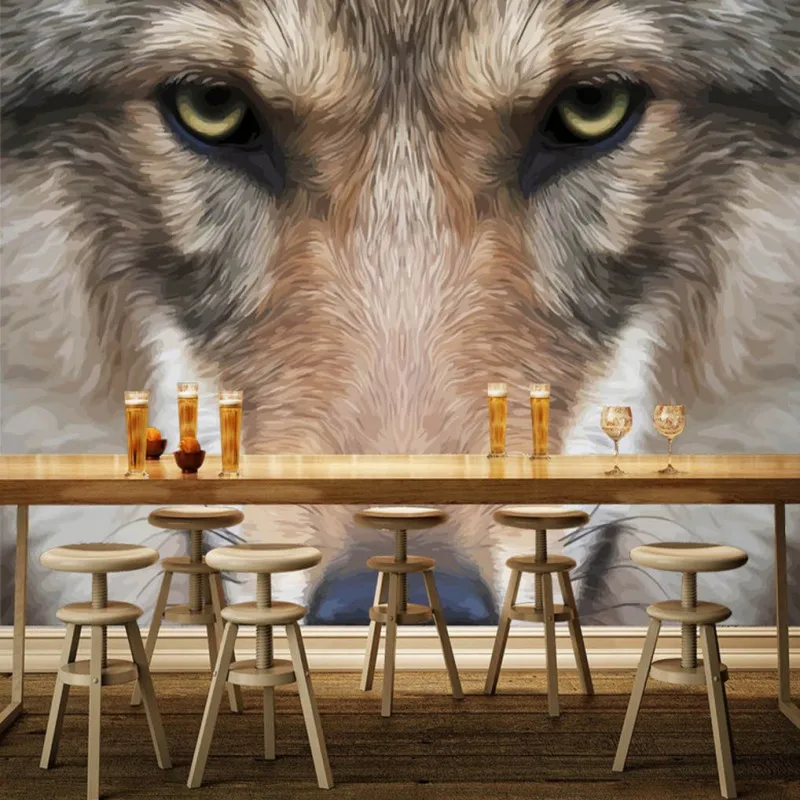 Custom photo wallpaper Custom Wolf fresco background wall mural living room bedroom bar hotel decoration wallpaper
Custom photo wallpaper Custom Wolf fresco background wall mural living room bedroom bar hotel decoration wallpaper