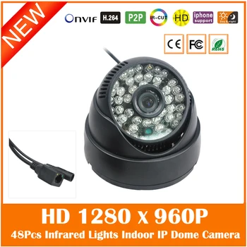 Hd 960p Ip Dome Camera 48pcs Infrared Light Onvif Ir Cut Filter Home Security Surveillance Mini Webcam Freeshipping Hot Sale
Hd 960p Ip Dome Camera 48pcs Infrared Light Onvif Ir Cut Filter Home Security Surveillance Mini Webcam Freeshipping Hot Sale