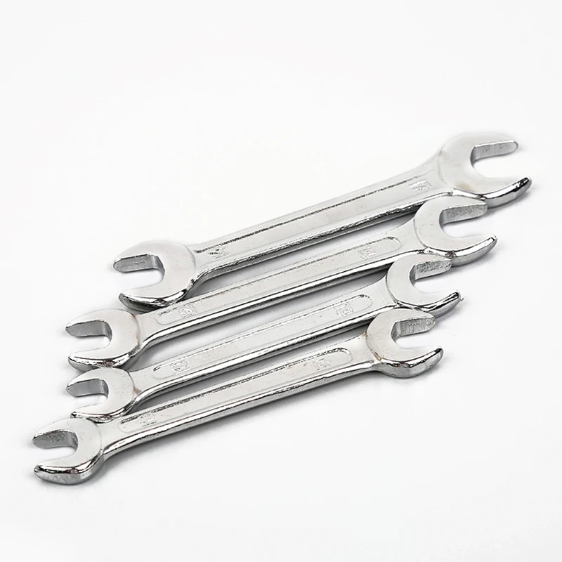 Chrome Plated Wrench Double Head Protable Anti-Slip For Bicycle Motorcycle Chair Desk Repair Assembly Gift open end wrench
Chrome Plated Wrench Double Head Protable Anti-Slip For Bicycle Motorcycle Chair Desk Repair Assembly Gift open end wrench