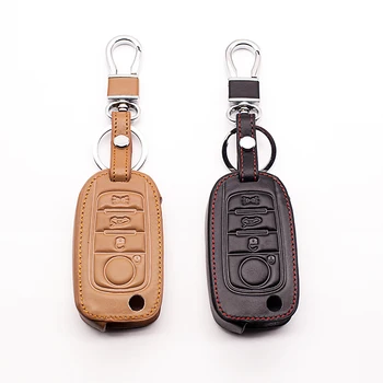 4 buttons car-covers For Fiat leather key case remote key case classic black brown protect shell leather car remote key cover
4 buttons car-covers For Fiat leather key case remote key case classic black brown protect shell leather car remote key cover