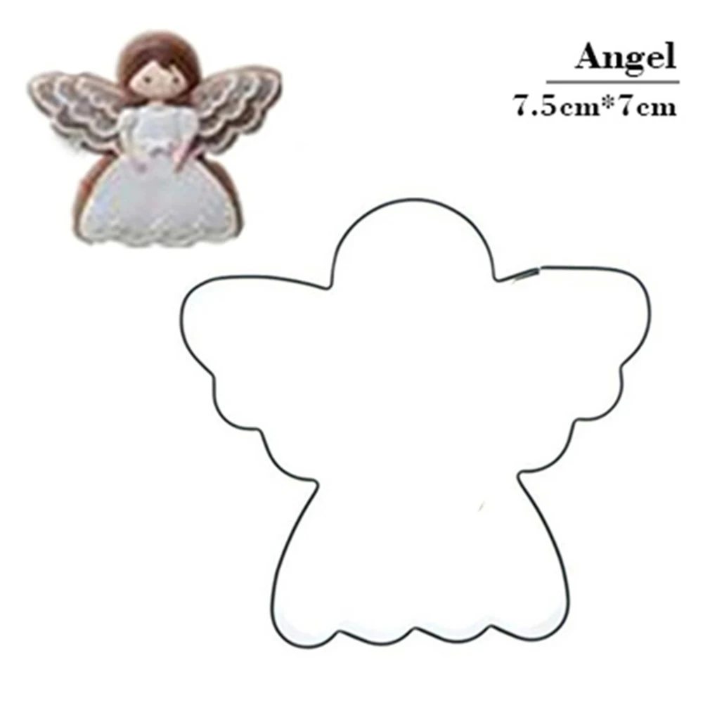 1PC Angel Cake Decoration Pastry Blender Biscuit Cookie Cutter Tools Kitchen Supplies Stainless Steel Gifts
1PC Angel Cake Decoration Pastry Blender Biscuit Cookie Cutter Tools Kitchen Supplies Stainless Steel Gifts