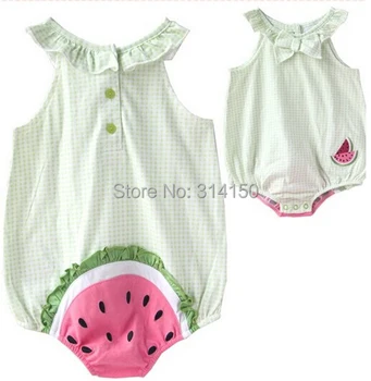 FREE SHIPPING----hot sale boy's summer rompers children one-piece infant cotton watermelon model jumpsuits 1pcs
FREE SHIPPING----hot sale boy's summer rompers children one-piece infant cotton watermelon model jumpsuits 1pcs