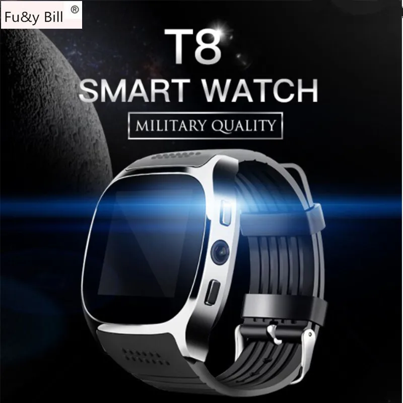 Fashion T8 Sports Bluetooth Smart Watch Support SIM TF Card LBS Locating with 380mah Battery Sports wristwatch for Smart watch
Fashion T8 Sports Bluetooth Smart Watch Support SIM TF Card LBS Locating with 380mah Battery Sports wristwatch for Smart watch