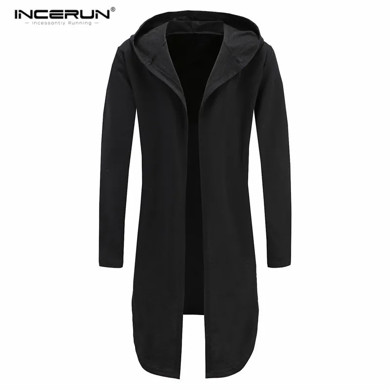 INCERUN Sweatshirt Men Mantle Poncho Hoodies Hip Hop Long Open Front Cloak Man's Coat Jacket Fashion Plus Size Brand
INCERUN Sweatshirt Men Mantle Poncho Hoodies Hip Hop Long Open Front Cloak Man's Coat Jacket Fashion Plus Size Brand
