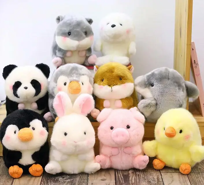 1pc 18cm little round ball penguin dolphin sea lion squirrel hamster pig rabbit duck chicken plush doll pacify stuffed toy gift
1pc 18cm little round ball penguin dolphin sea lion squirrel hamster pig rabbit duck chicken plush doll pacify stuffed toy gift