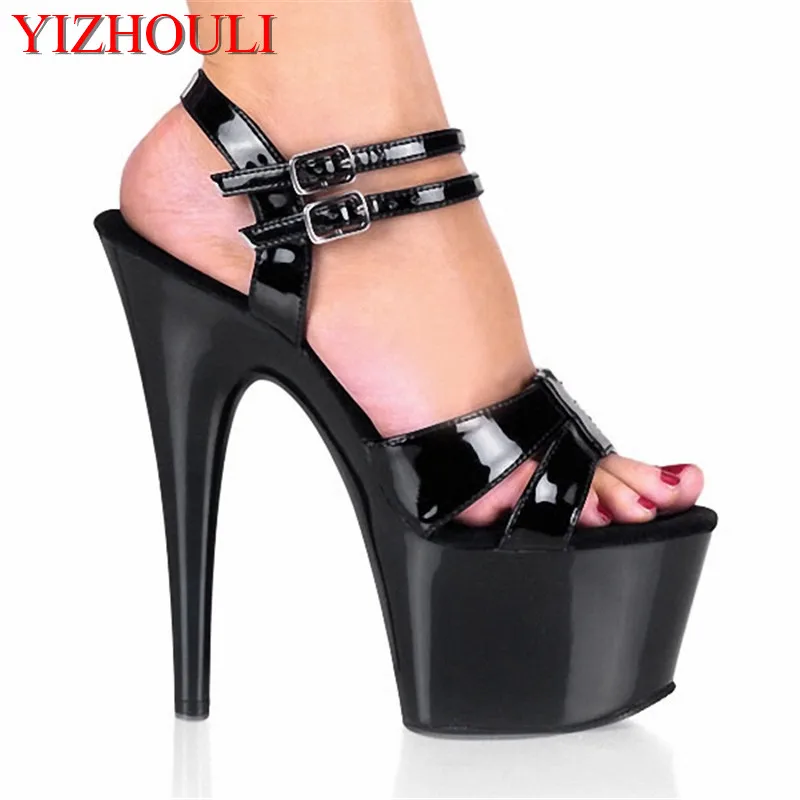 17cm Women High Square Heel Platform Summer Punk Shoes 7 Inch High Heel Fashionable Platform Pole Dancing Shoes
17cm Women High Square Heel Platform Summer Punk Shoes 7 Inch High Heel Fashionable Platform Pole Dancing Shoes