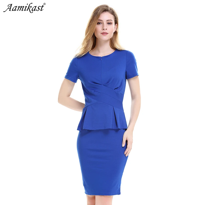 Aamikast Fashion Elegant Summer dress 2018 O-neck Short Sleeve Ruffles Party Pencil Bodycon Evening Business Women Dress D0697
Aamikast Fashion Elegant Summer dress 2018 O-neck Short Sleeve Ruffles Party Pencil Bodycon Evening Business Women Dress D0697