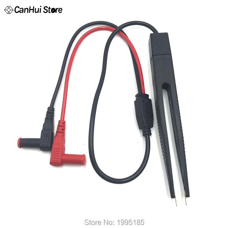 1 PCS SMD SMT Chip Test Clip Lead Probe Multimeter Meter Tweezer Capacitor Resistance P0.05 LCR Bridge Test Clip
1 PCS SMD SMT Chip Test Clip Lead Probe Multimeter Meter Tweezer Capacitor Resistance P0.05 LCR Bridge Test Clip