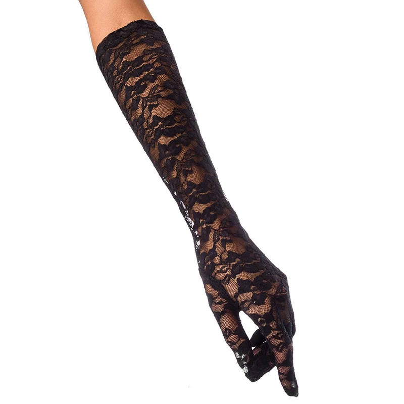 3 Colors Sexy Long Thin Gloves Women Black Red White Floral Print Lace Gloves Women's Mittens for Party Accessories
3 Colors Sexy Long Thin Gloves Women Black Red White Floral Print Lace Gloves Women's Mittens for Party Accessories