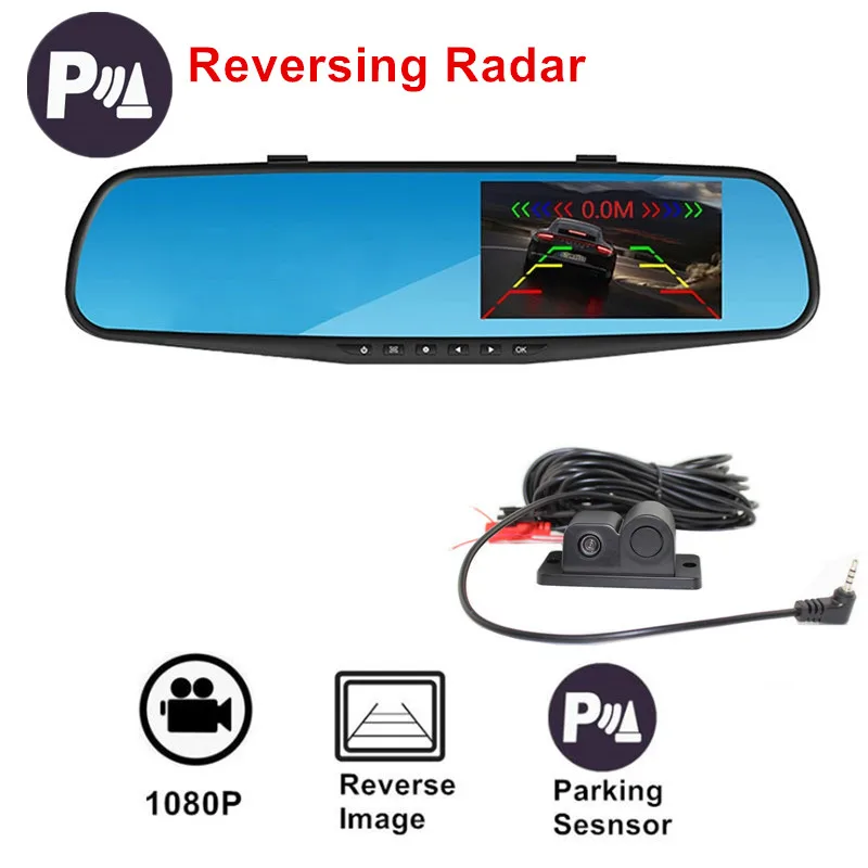 Fonwoon 3 in 1 Car DVR Reversing Radar Detection Dash Cam 1080P Rearview Mirror Camera Dual Lens Reverse Image Parking Sensor
Fonwoon 3 in 1 Car DVR Reversing Radar Detection Dash Cam 1080P Rearview Mirror Camera Dual Lens Reverse Image Parking Sensor