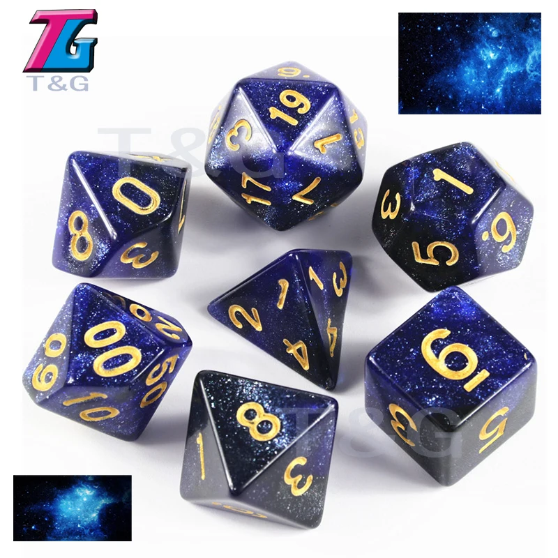 Royal Blue 7Pcs Polyhedral Dice Game Fun Party Bar Games Hobbies Christmas Gifts Dices
Royal Blue 7Pcs Polyhedral Dice Game Fun Party Bar Games Hobbies Christmas Gifts Dices