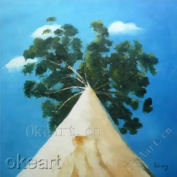 Handmade Impressionist Landscape Oil Painting Summer Trees Blue Sky Home Decoration painting art Wall Art Free Shipping
Handmade Impressionist Landscape Oil Painting Summer Trees Blue Sky Home Decoration painting art Wall Art Free Shipping