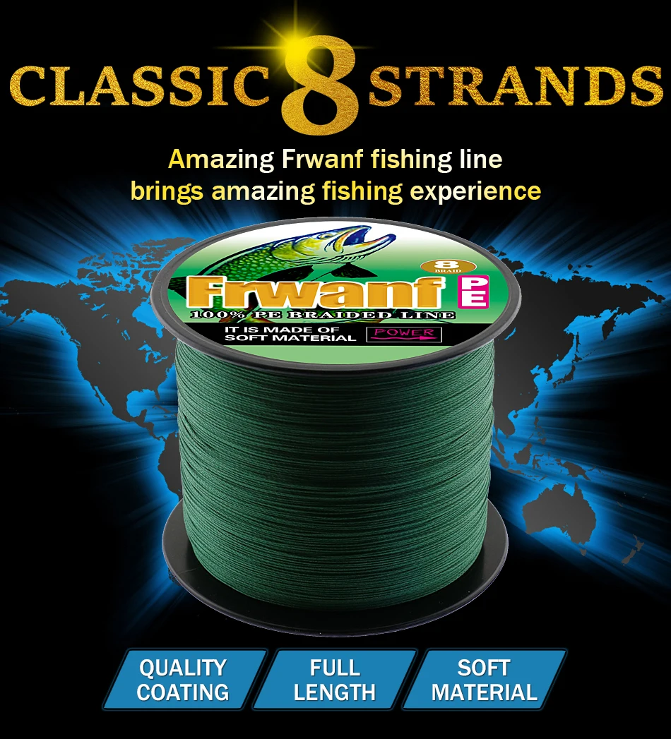 braided fishing line multifilament fishing line 1000m (3)