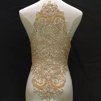 large Rhinestone France and Africa Upscale and luxuriant applique,2019 SWAROVSKI Big crystal bodice applique for wedding dress
large Rhinestone France and Africa Upscale and luxuriant applique,2019 SWAROVSKI Big crystal bodice applique for wedding dress